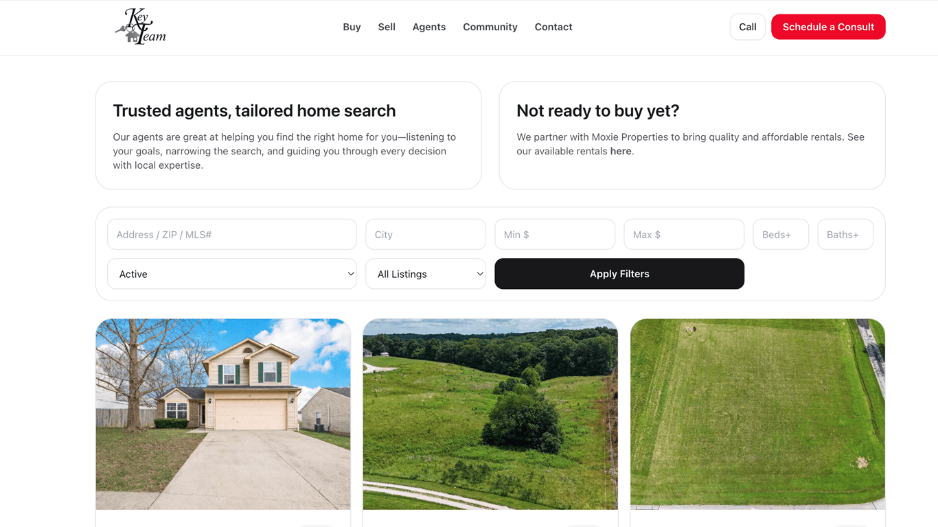 Property Platform & Lead System